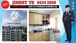Blk 412 Pandan Gardens (Jurong East), HDB 3 Rooms #123718452